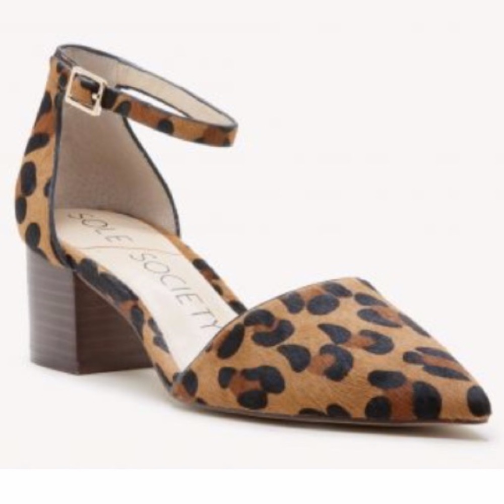 Sole Society Katarina leopard print heels